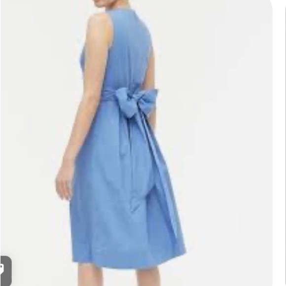 NWT  Lovely Periwinkle J Crew V Neck Wrap Dress in size 4 - Picture 3 of 6